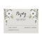 Painted Anemones - Wedding RSVP Card