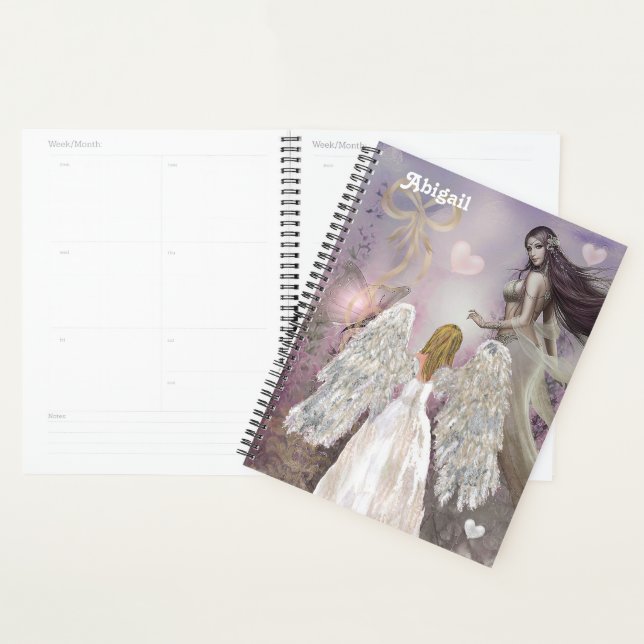 Painted Angel and Mauve Fairy Planner (Display)