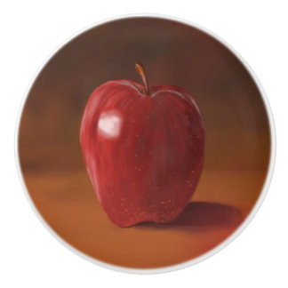 Painted Apple Drawer Pull
