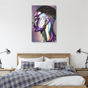 Painted Art Man Canvas Print