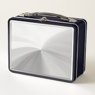 Painted Background Metal Lunch Box