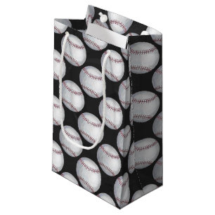 Painted Baseball Pattern Small Gift Bag