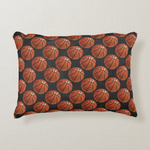 Painted Basketball Pattern Decorative Cushion