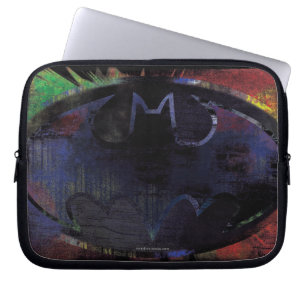 Painted Bat Symbol Laptop Sleeve