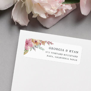 Painted Blooms Return Address