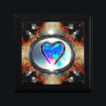 Painted Blue Opal Heart Gift Box<br><div class="desc">Painted Blue Opal Heart

Personalise the design on this item or redesign entirely from scratch by replacing our image with your own! Makes a great gift for any occasion.</div>