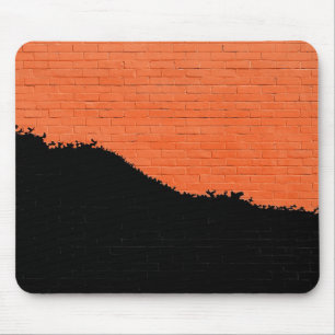 Painted Brick Wall Mouse Mat