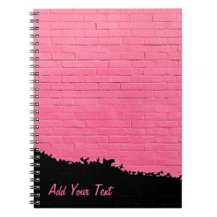 Painted Brick Wall - Personalised Notebook