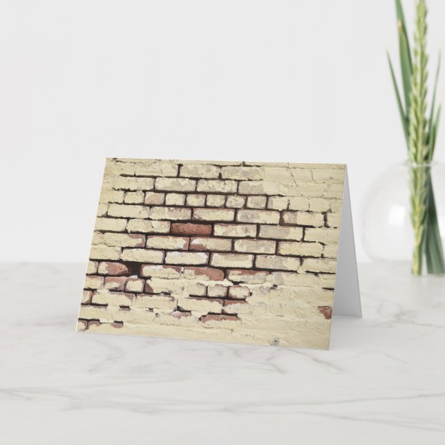 "Painted Bricks" Note Card (Front)