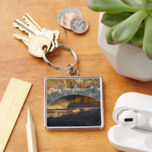 Painted Bridge at Sunset by Shirley Taylor Key Ring