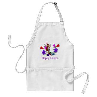 Painted Bunny Eggs Standard Apron