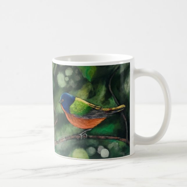 Painted Bunting Coffee Mug (Right)