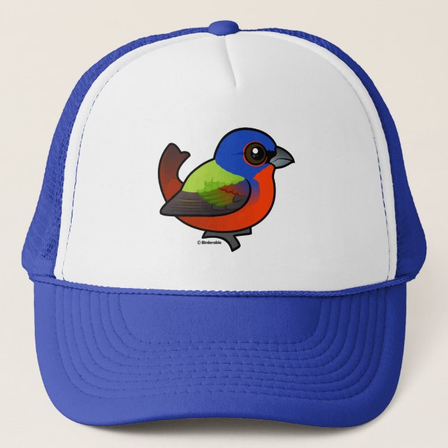 Painted Bunting Trucker Hat (Front)