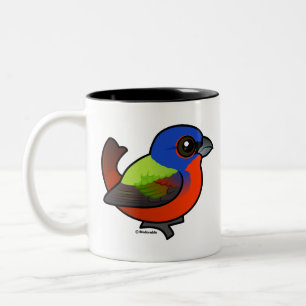 Painted Bunting Two-Tone Coffee Mug