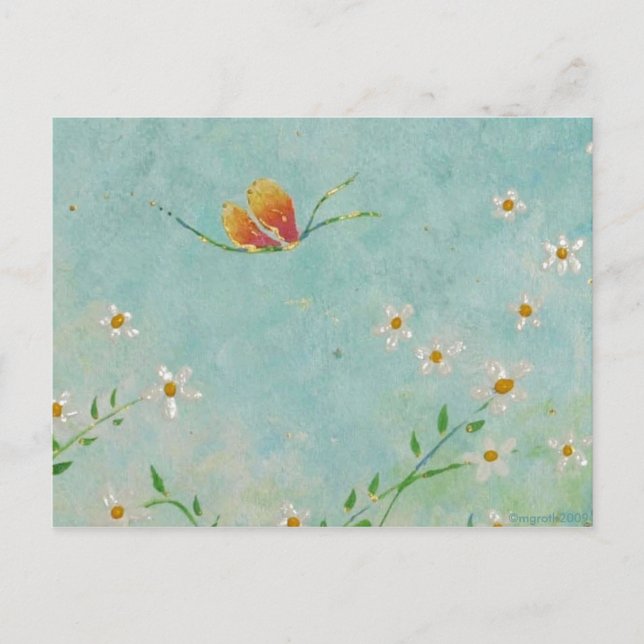 painted butterfly postcard (Front)