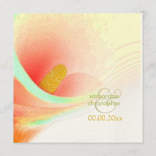 Painted Calla lily/wedding Invitations