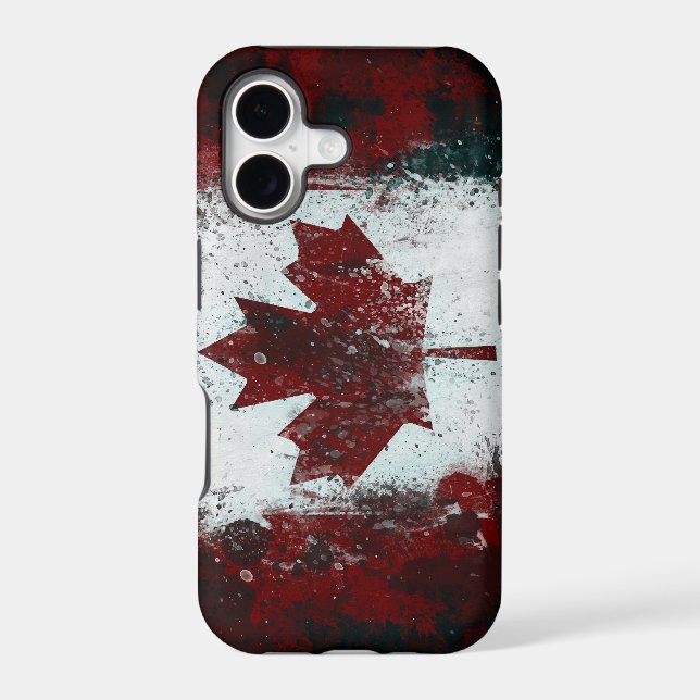 Painted Canadian Flag (Back)