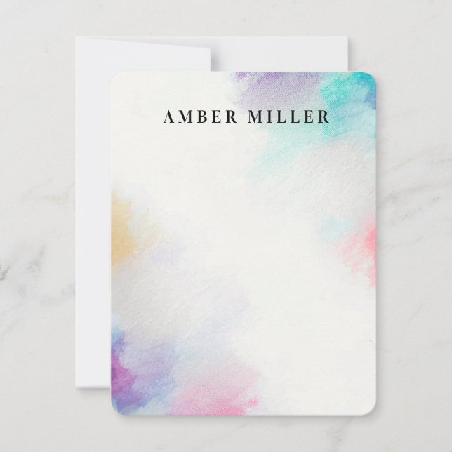 Painted Canvas Card (Front)