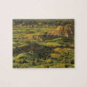Painted Canyon After Storm in Theodore Roosevelt Jigsaw Puzzle