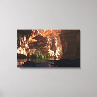 Painted Canyon Canvas Print