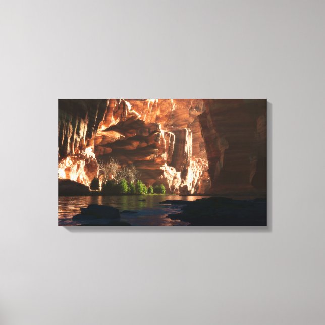 Painted Canyon Canvas Print (Front)