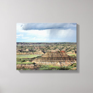 Painted Canyon in the Bandlands of North Dakota Canvas Print