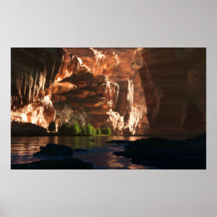 Painted Canyon Poster