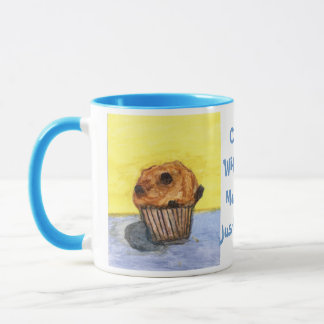 Painted Chocolate Chip Muffin Ceramic Mug