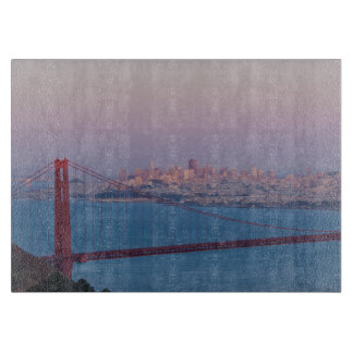 Painted City Cutting Board