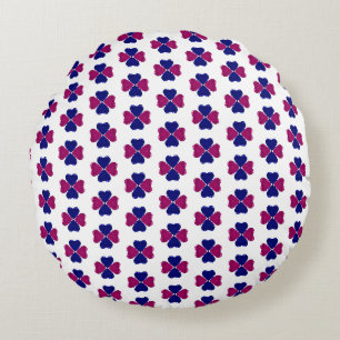 Painted Clover Round Cushion