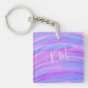 Painted Colours Personalised Acrylic Keychain
