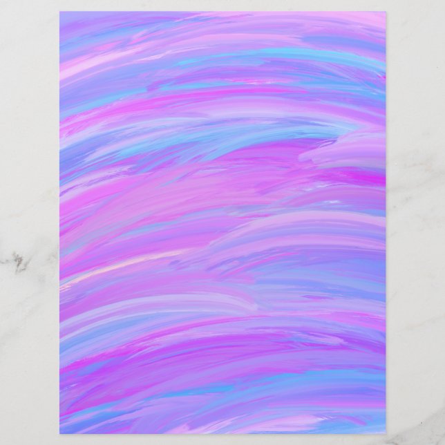 Painted Colours Scrapbook Paper (Front)