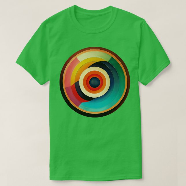 Painted Concentric Circles 15 T-Shirt (Design Front)