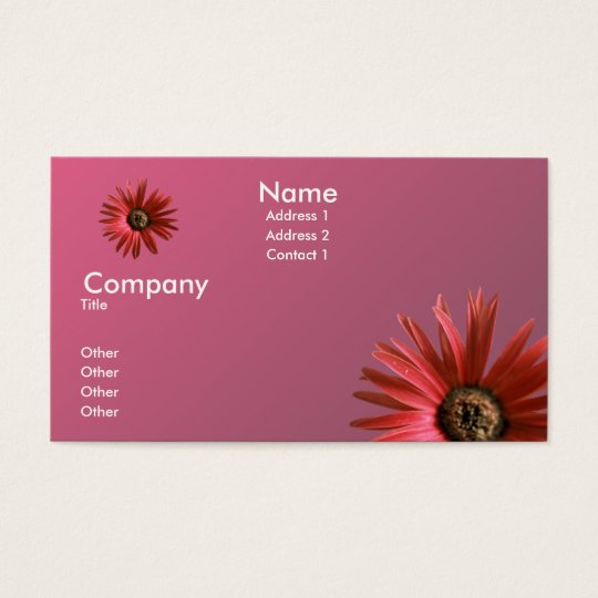 Painted Daisy Business Card