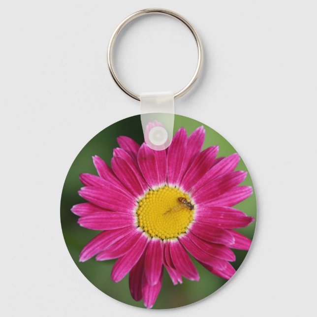 Painted Daisy Cards and more Key Ring (Front)