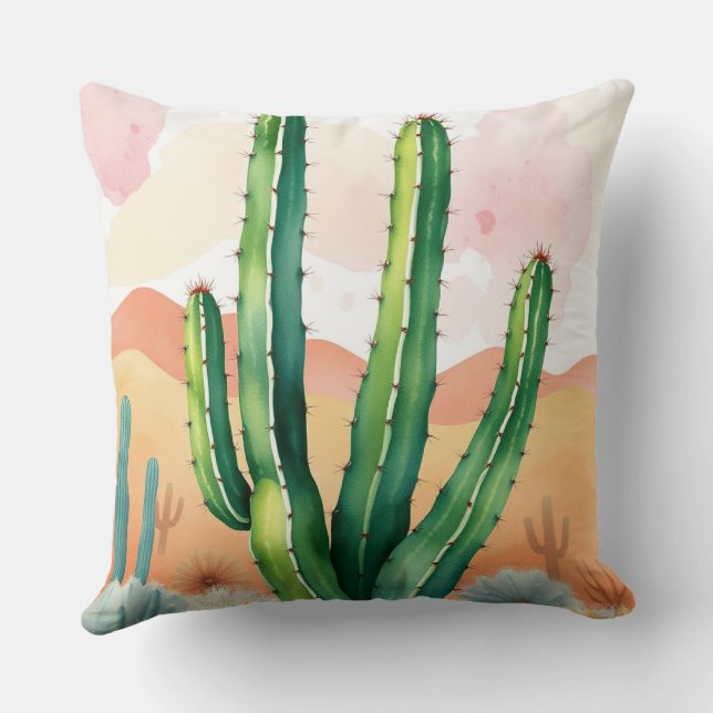Painted Desert Blooms Cushion (Back)