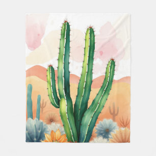 Painted Desert Blooms Fleece Blanket