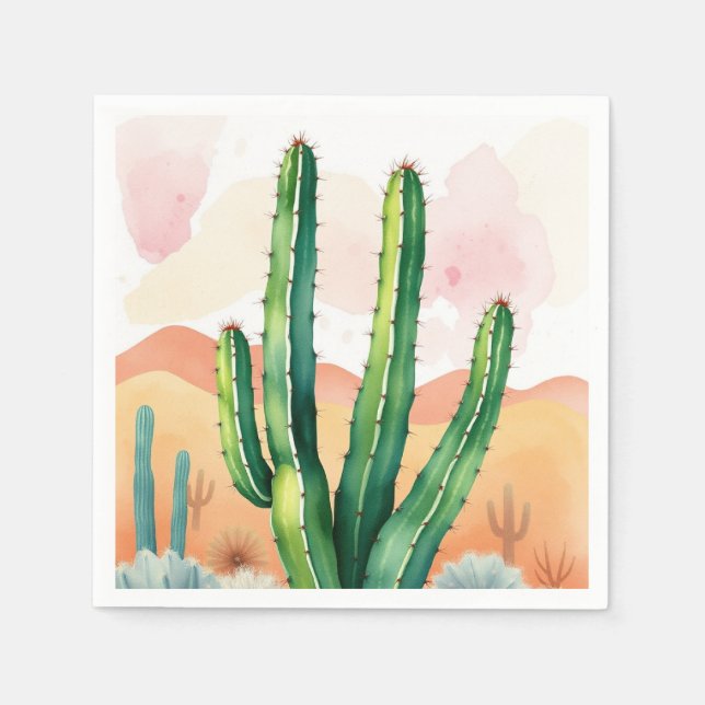 Painted Desert Blooms Napkin (Front)