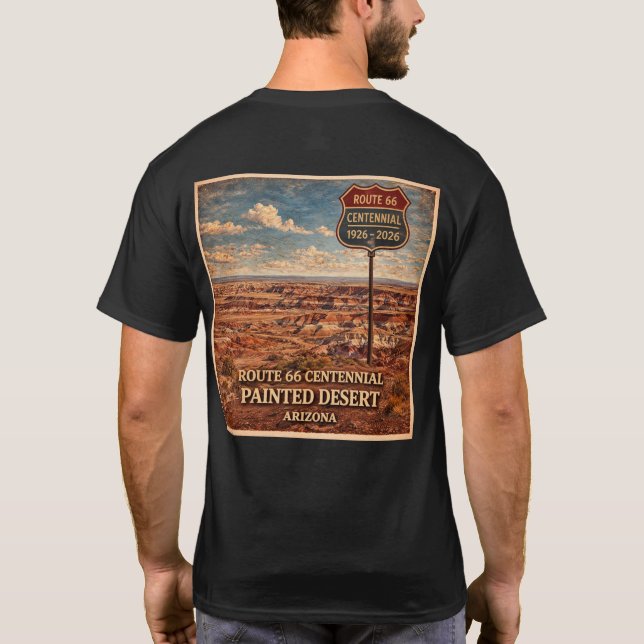 Painted Desert Centennial Commemorative Apparel T-Shirt (Back)