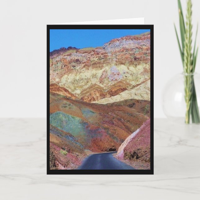 Painted Desert Greeting Card (Front)