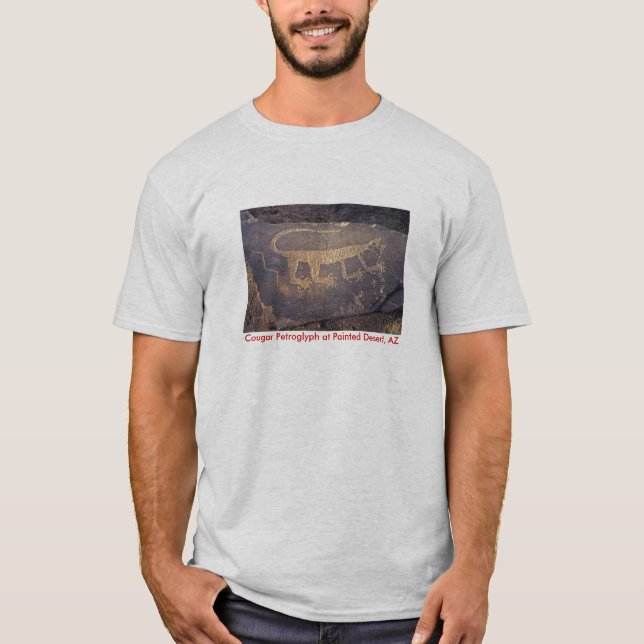 Painted Desert Petroglyph T-Shirt (Front)