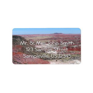 Painted Desert Rim Vista Label