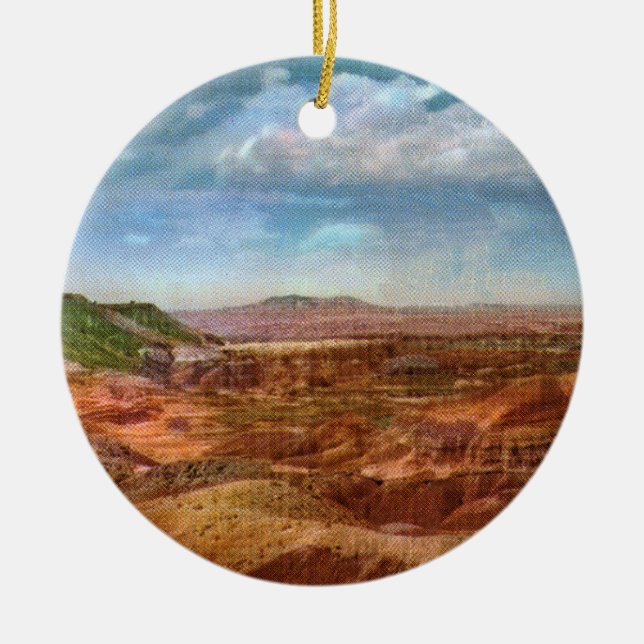Painted Desert Vintage Ornament (Front)
