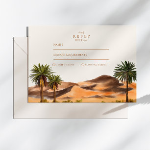 Painted Desert Wedding  RSVP Card