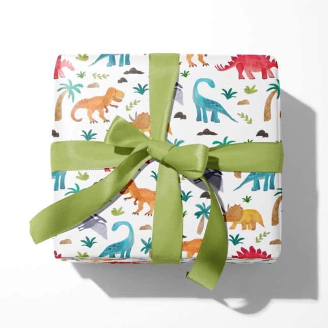 Painted Dinos Wrapping Paper (Creator Uploaded)