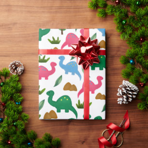 Painted Dinos Wrapping Paper