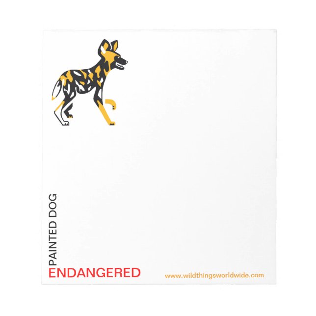 Painted DOG - Notepad (Front)