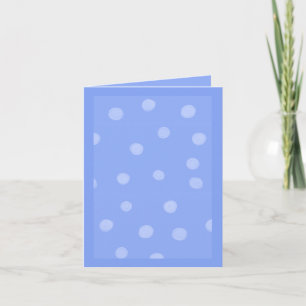 Painted Dots blue Note Card
