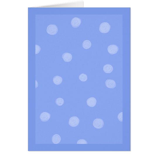 Painted Dots blue Note Card