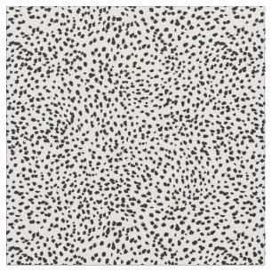 painted dots dalmatian style print fabric
